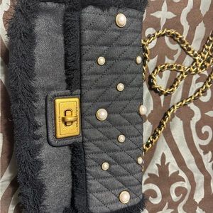 Black Denim Crossbody